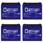 Mighty Max 12V 35AH Gel Battery Replaces Doorking Power Inverter 1000 - 4 Pack. Fixed Price $319.99.