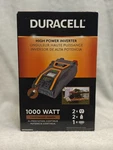 Duracell 1000W Power Inverter 2 Outlets Pair Of 1.5 Ft 6AWG Input Cables Ni. Fixed Price $39.99.