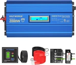 Power Inverter 2000W Dc 12V To Ac 120V Etl UL458 Compatible With Lithium Battery. Fixed Price $208.99.