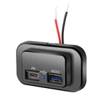 Pd Type Car Charger Dual Usb Port Fast Charging Power Socket Adapter 12V-24V. Fixed Price $13.51.