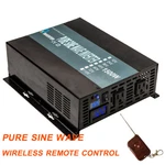 1500W 12V Dc To Ac 120V Pure Sine Wave Inverter Power Solar Car Remote Control. Fixed Price $141.55.