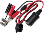 Kuncan Cigarette Lighter Adapter - Female Socket To 12V Battery Pack, Black. Fixed Price $14.69.