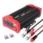 600W Car Power Inverter 12V Dc To 110V Ac Converter With 3.1 Dual Red. Fixed Price $73.58.