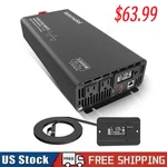 1000W 2000WATT Pure Sine Wave Inverter 12V Dc TO120V Ac Converter Power. Fixed Price $57.99.