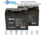 12V 18AH Battery For Duracell Powersource 1800 - 2PK. Fixed Price $84.99.