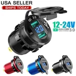 Dual QC3.0 Usb Fast Charger Socket Power Outlet Adapter For Car Motorcycle Boat. Fixed Price $14.79.