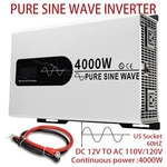 Pure Sine Wave Power Inverters Dc 12V To Ac 110V 120V 4000W 8000W , Rv Car. Fixed Price $198.76.