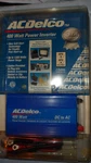 New Old Stock Acdelco 400 Watt Dc 110V Power Inverter Model 59-204. Fixed Price $20.00.