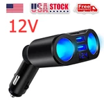 12V Lcd Car Cigarette Lighter Socket Splitter Dual Usb Power Charger Adapter. Fixed Price $7.12.