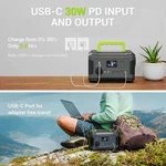 Paxcess Portable Power Station 200W, 230WH/62400MAH Backup Battery - Black/green. Fixed Price $170.82.