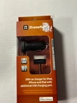 Xtrememac 10W Car Charger For Iphone Ipod Ipad W/ Addit. Usb Charging Port New. Fixed Price $7.50.