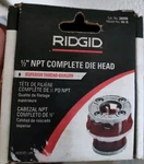 Ridgid 1/2" Npt Hand Threader Die Head. Fixed Price $67.50.