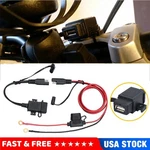 Waterproof Motorcycle Sae Usb Charger Adapter Inline Fuse Cable For Phone Gps. Fixed Price $13.29.