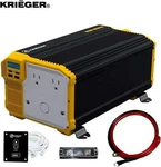 KR3000 Krieger Watts Power Inverter 12V To 110V, Hardwire Kit. Fixed Price $323.80.