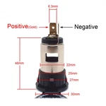 12V-24V 250W Car Cigarette Lighter Female Socket 10A Power Plug Waterproof. Fixed Price $9.89.