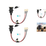 Cigarette Lighter Socket 1FT Extension Cable With Waterproof Cap & Fuses 20A. Fixed Price $21.84.