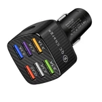 6 Usb 15A QC3.0 Led Car Charger Cigarette Lighter Super Fast Charging Adapter. Fixed Price $7.19.