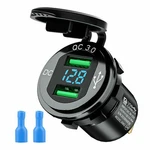 Dual Usb Charger Socket Outlet For Boat, Motorcycle, Golf Cart. Fixed Price $16.71.