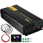 Vevor Pure Sine Wave Inverter Power 2500W DC12V To AC120V Lcd. Fixed Price $154.90.