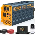 2000W Pure Sine Wave Power Inverter Dc 12V To 110V 120V Ac With 4 Quick Charg.... Fixed Price $260.58.