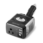 Bestek 150W Power Inverter 12V To 110V Voltage Converter Car MRI1511C, Black. Fixed Price $34.99.