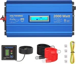 Voltworks 2000WATT Pure Sine Wave Power Inverter 12V Dc To 110V 120V Ac. Fixed Price $175.99.