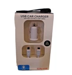 Craig Usb Car Charger Mini & Micro Cables White. Fixed Price $9.99.
