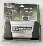 New Peak 400 Watt Power Inverter Mobile Outlet Converts 12V Dc To Ac. Fixed Price $24.99.