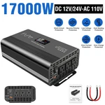 17000W Car Power Inverter Dc 12/24V To Ac 110V Pure Sine Wave Solar Converter. Fixed Price $125.32.