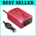 Quiet 300W Car Inverter With Dual Outlets. Fixed Price $49.59.