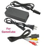 Audio Video Av Rca+ac Cable Power Supply Adapter Cord For Nintendo Gamecube Ngc. Fixed Price $11.99.