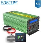 Edecoa Power Inverter Pure Sine Wave 1500W Dc 12V Ac 110V 120V Lcd Display Usb. Fixed Price $188.98.