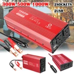 300W 500W 1000W Car Power Inverter Dc 12V To Ac 110V Converter Usb Sockets. Fixed Price $35.99.