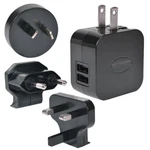 Activeon ACA24UWC 3.1A 15.5W Dual Port Usb Wall Charger International Power Plug. Fixed Price $10.00.