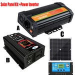 16000W/6000W Power Inverter 400W Solar Panel Kit 100A Battery Charger Controller. Fixed Price $160.99.
