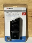 New, Cyberpower Inverter 150W With Usb Charger Cup Holder-black (A4). Fixed Price $18.00.