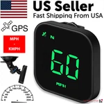 Digital Car Hud Gps Speedometer Head Up Display Mph Kmh Compass Overspeed Alarm. Fixed Price $16.99.