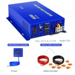 Xyz Invt 3000W Pure Sine Wave Inverter 24V Dc To Ac 110V 120V Romote Peak 6000W. Fixed Price $389.99.