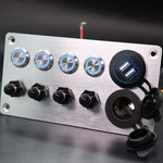 Iztoss Gang Aluminum Push Button Switch Panel With 5V/4.8 Dual Usb Socket O.... Fixed Price $62.15.