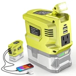 200W Portable Power Inverter For Ryobi 18V Ac 110V-120V Converter. Fixed Price $47.54.