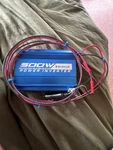 Kinverch 500W Power Inverter Blue With Car Adapter. Fixed Price $15.50.