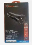 Blackweb Dual Port Car Charger 12W + 18W With Usb-c Cable Fast Charging Adapte. Fixed Price $9.19.