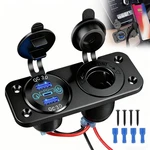 12V-24V Port Car Fast Charger Pd + Dual Qc 3.0 Usb Outlet For Auto Rv Boat Atv. Fixed Price $15.18.