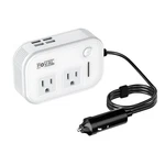 200W Car Power Inverter, Foval 12V Dc To 110V 3. 2IN X 2. 1. 5IN, White. Fixed Price $35.92.