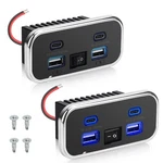 2PCS Rv Usb Outlet Dual & Ports Car Charger Socket Panel Boat Marine. Fixed Price $16.13.