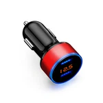 Dual Usb Phone Charger Cigarette Lighter Socket Led Digital Display Voltmeter. Fixed Price $10.96.