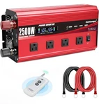Cantonape 2500W Power Inverter 12V 110V Dc Ac With Lcd Display,. Fixed Price $128.14.