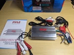 Pyle Hydra PLMRMP3A 400W Channel Amplifier Rca Stereo & 3.5MM Inputs W/ Volume. Fixed Price $40.00.