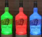 Buffalo Trace Whiskey 16 Color Changing Remote Control Led Liquor Bottle Lamp. Fixed Price $59.95.