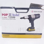 Stanley Pop Avdel Battery Tool For Blind Rivets Proset PB2500-NA. Fixed Price $1200.00.